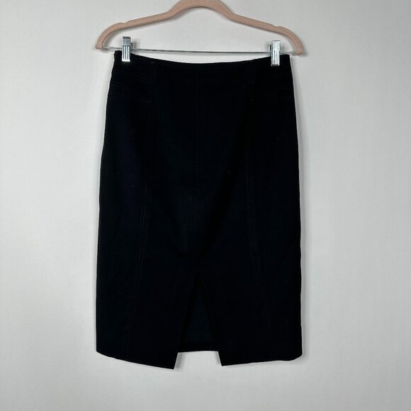 White House Black Market Classic Black Pencil Skirt - Picture 4 of 7